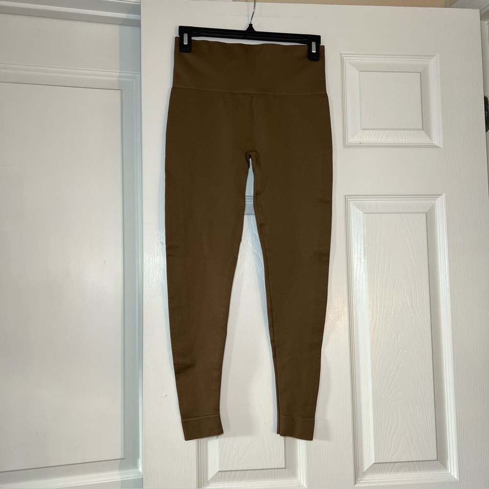 Set Active Sculfptflex Leggings Women's M Brown Seamless Yoga Pants